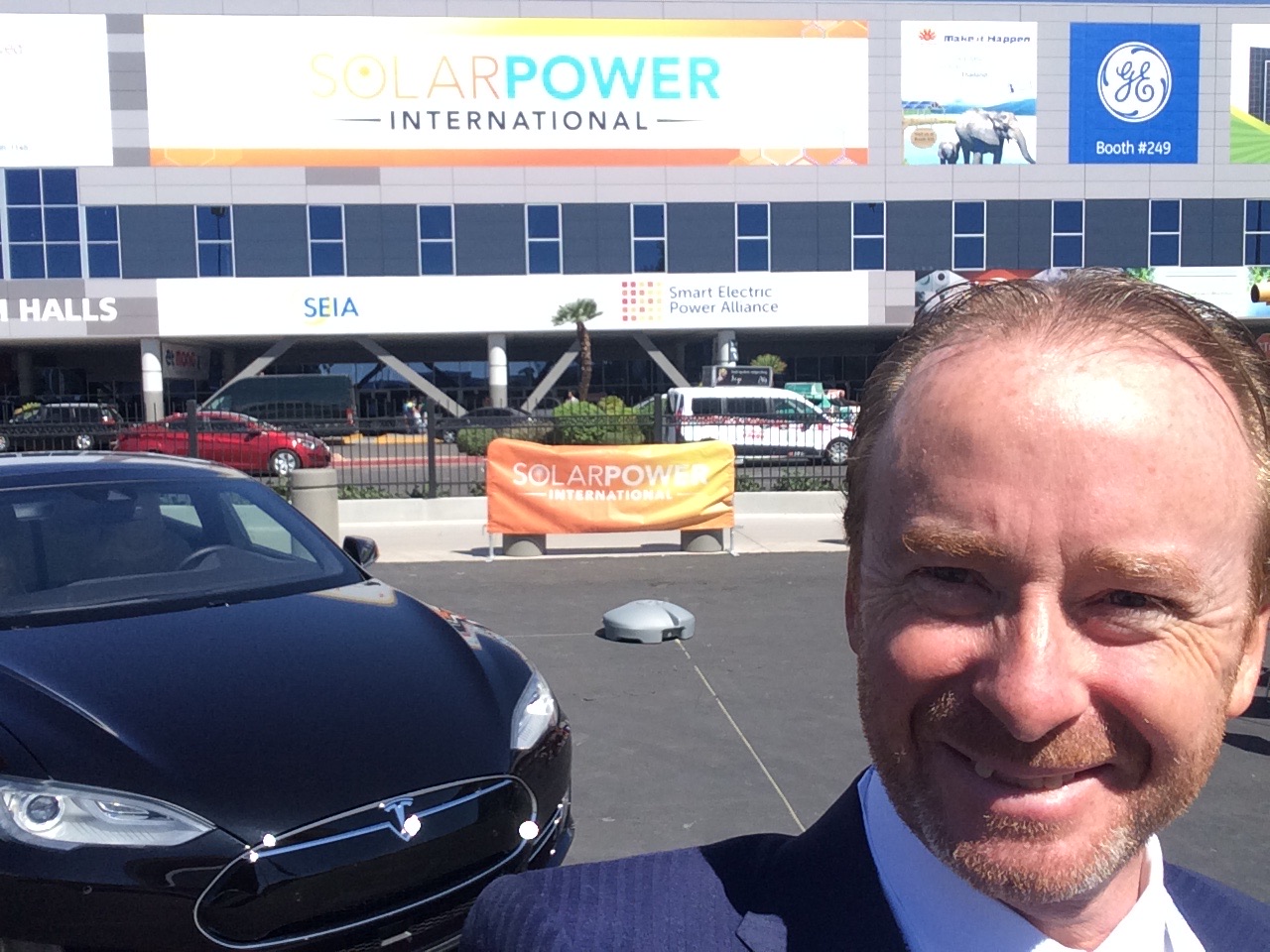 Tim at Solar Power International in Las Vegas